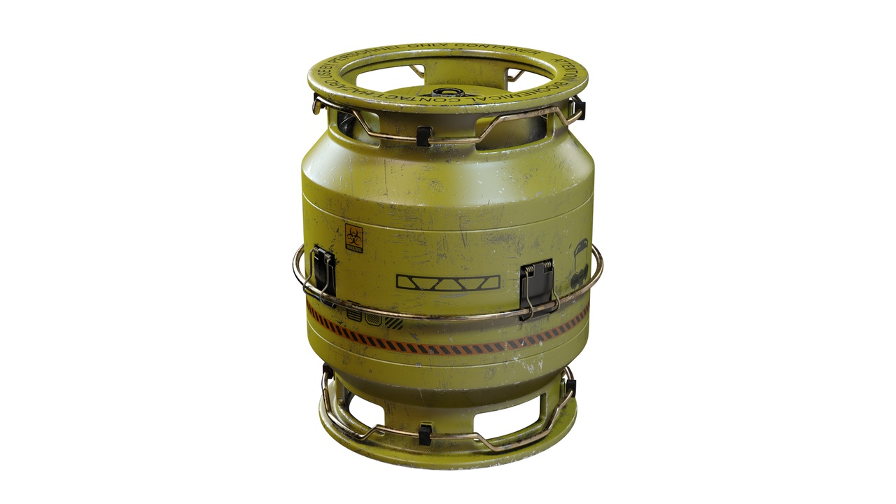 Media 1 for listing Sci-Fi Cargo Barrel