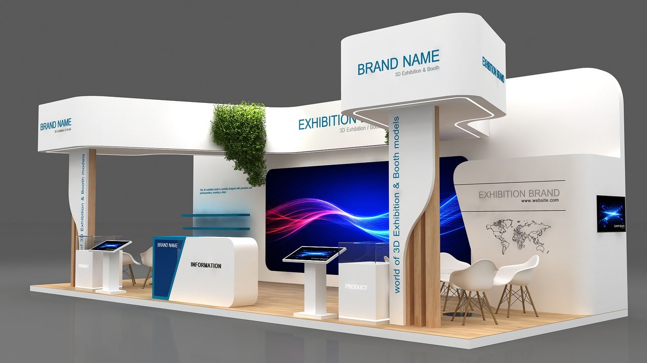 Media 1 for listing 3D Trade Show Booth Design exhibition stall
