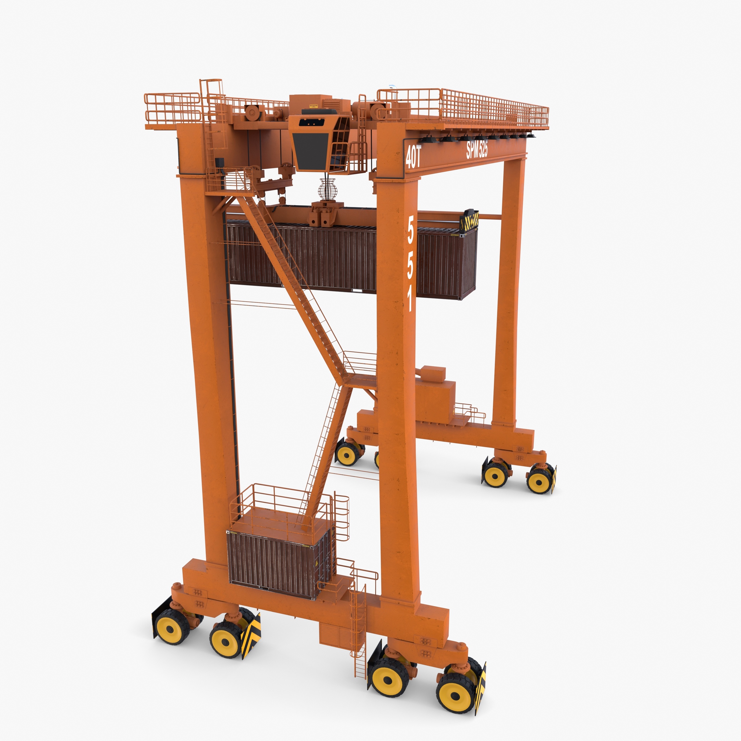 Media 1 for listing Rubber Tired Gantry Crane V2