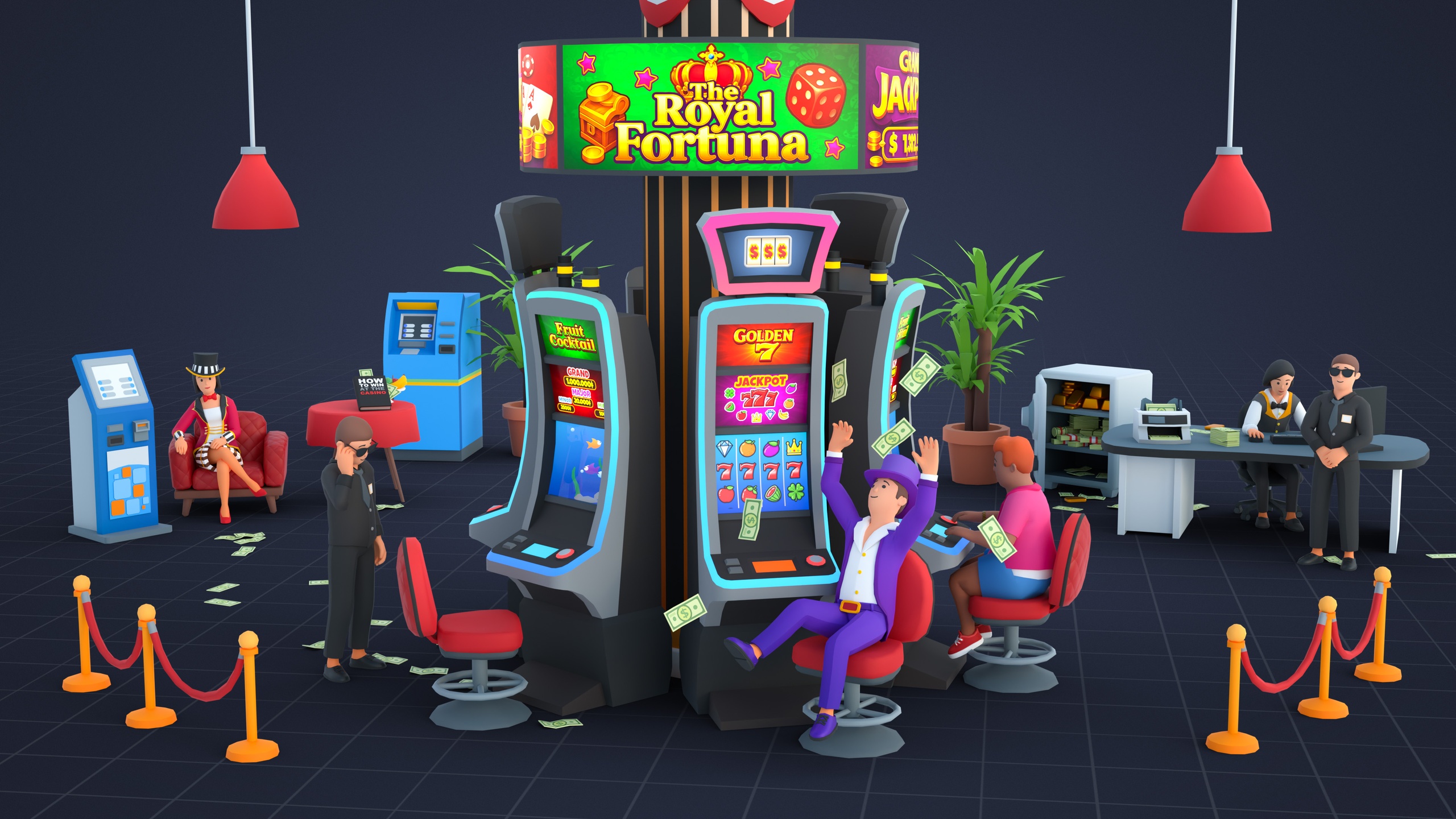 Media 1 for listing Casino FREE - Low Poly 3D Models Pack