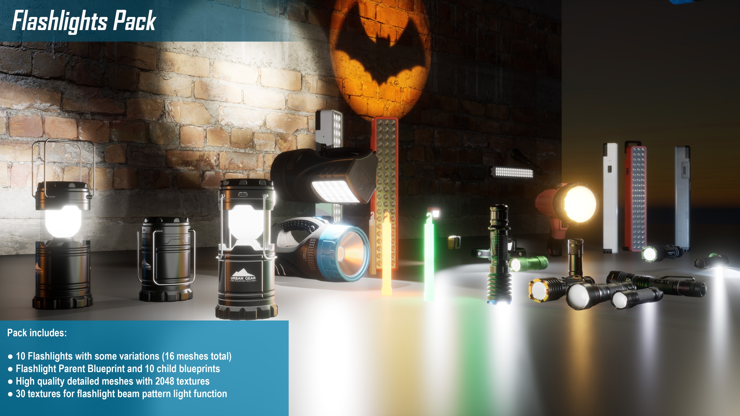 Media 1 for listing Flashlights Pack