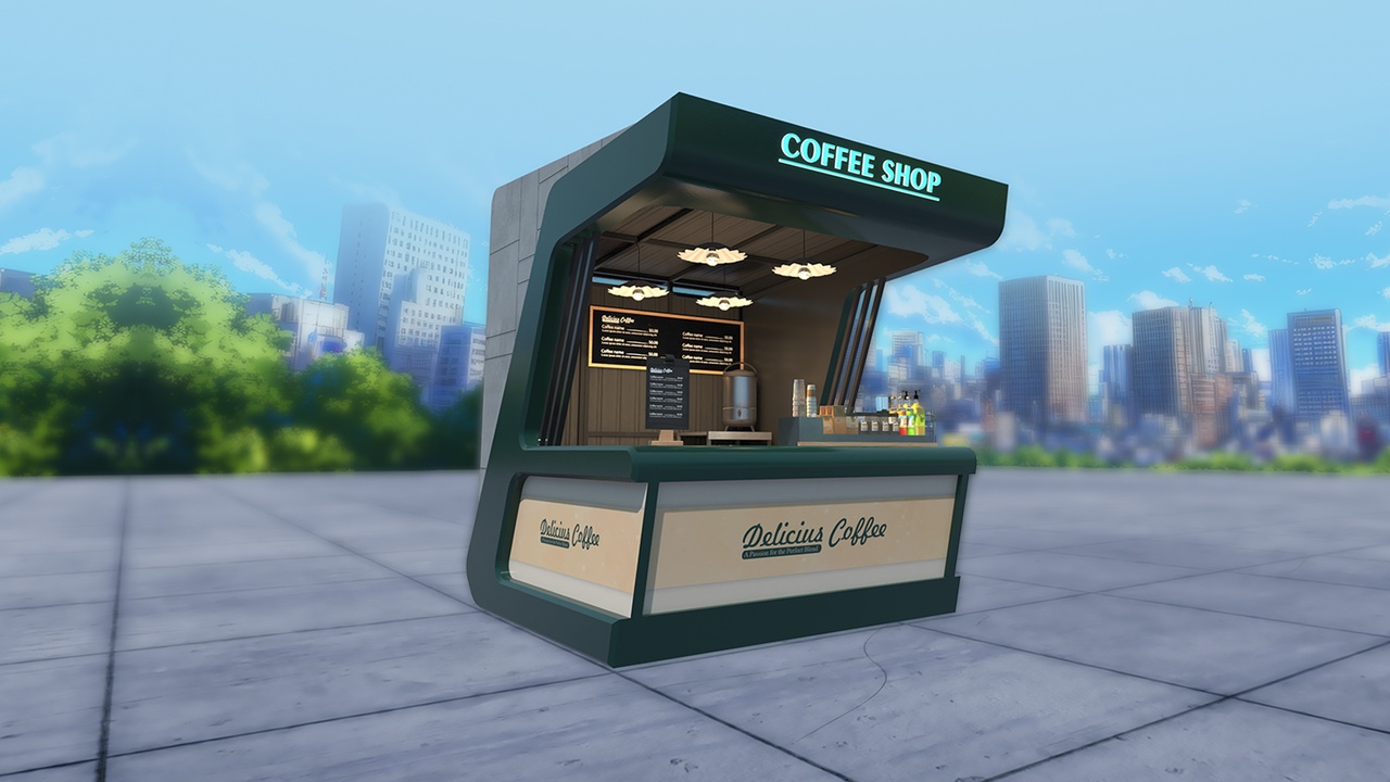 商品 Food Vendor Kiosk V2 的媒体 1