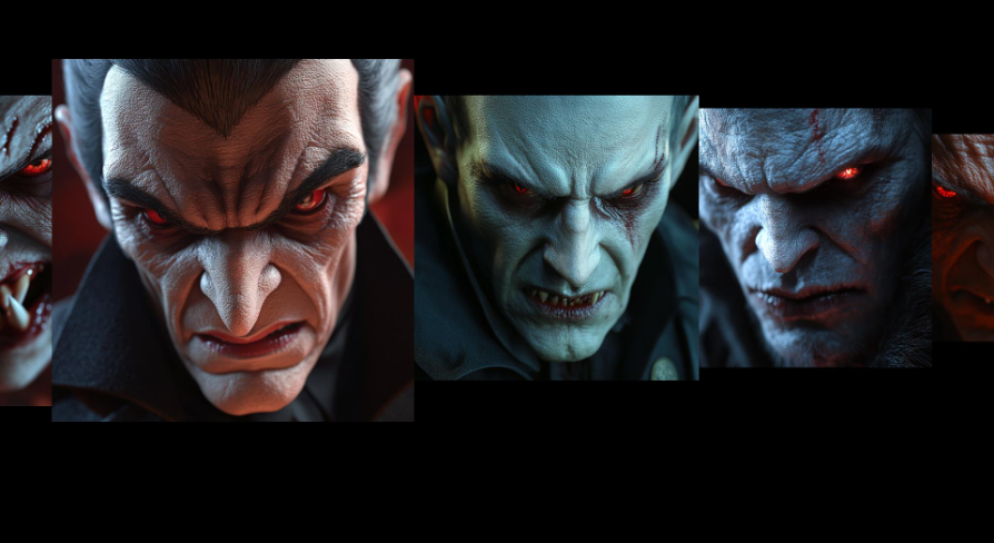 Game Vampire Portraits | Fab