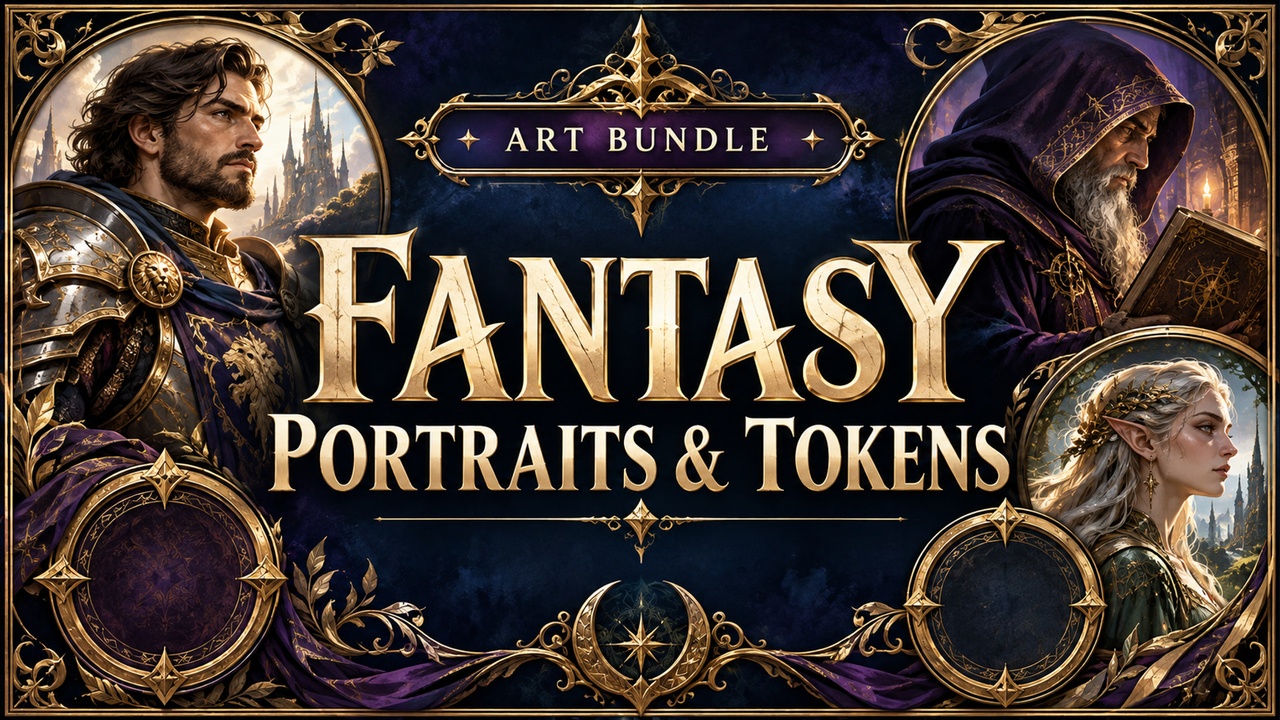 Media 1 for listing Fantasy Portraits & Tokens