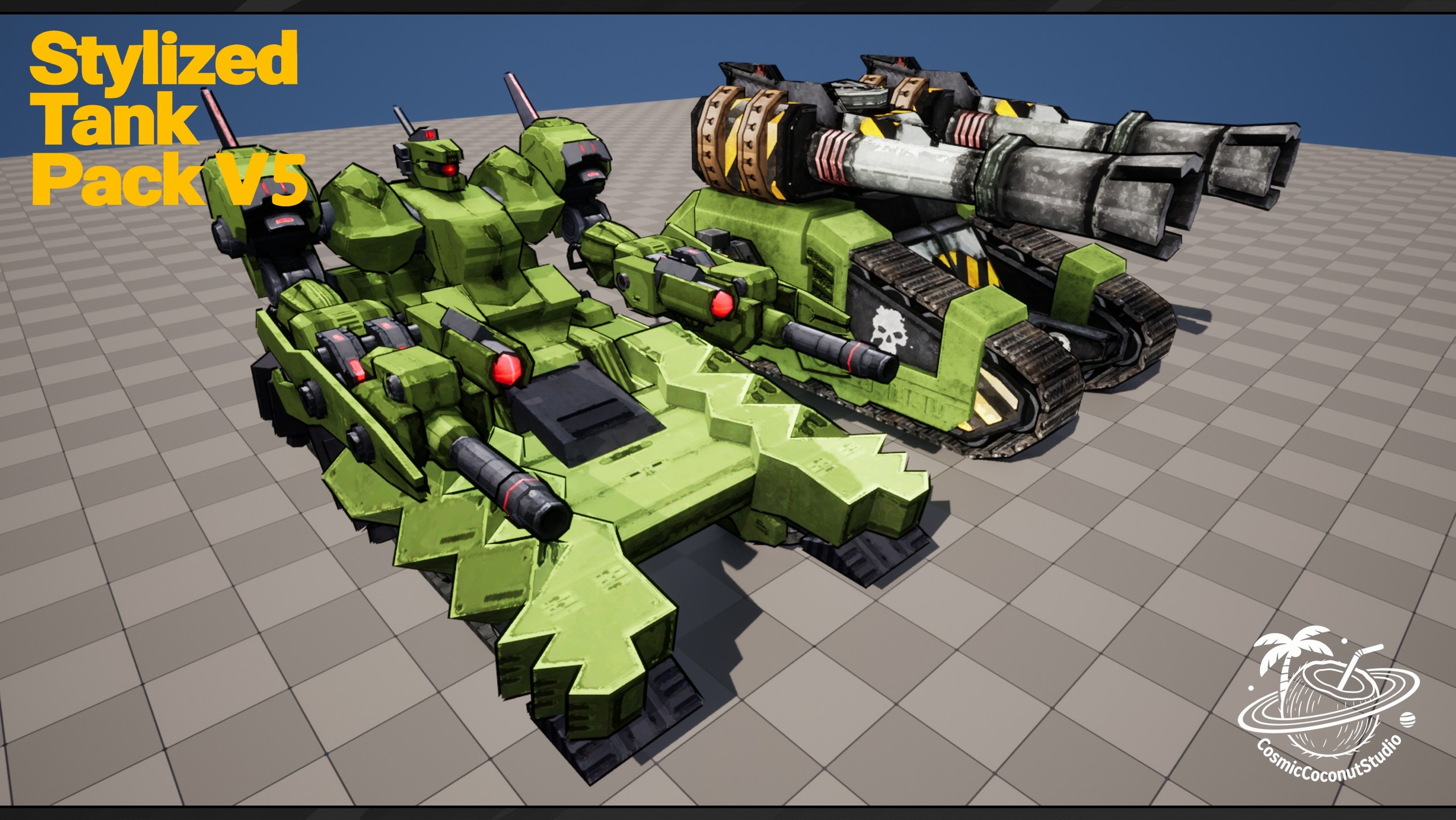 Stylized Tank Pack V5 | Fab