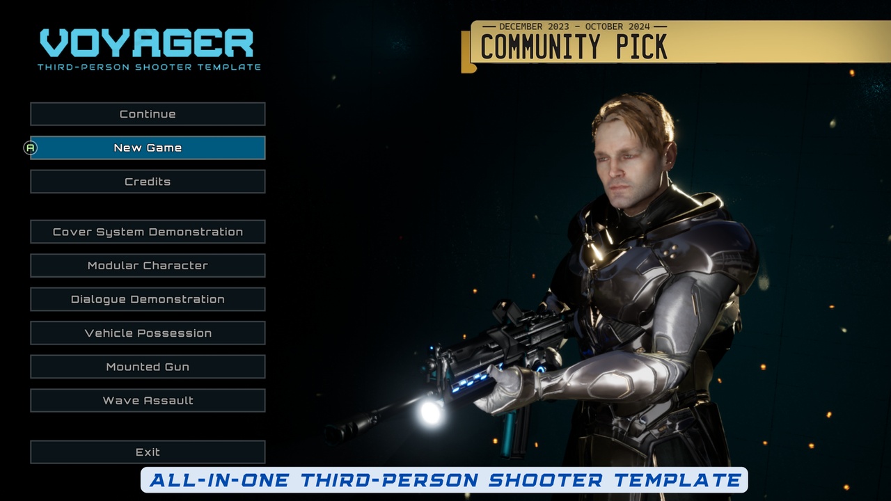 出品Voyager: Third Person Shooter V2のメディア1