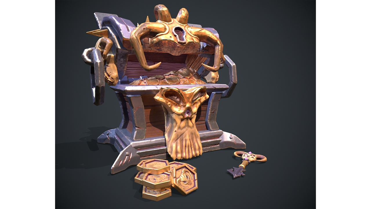 Media 1 for listing Stylized Demon Chest