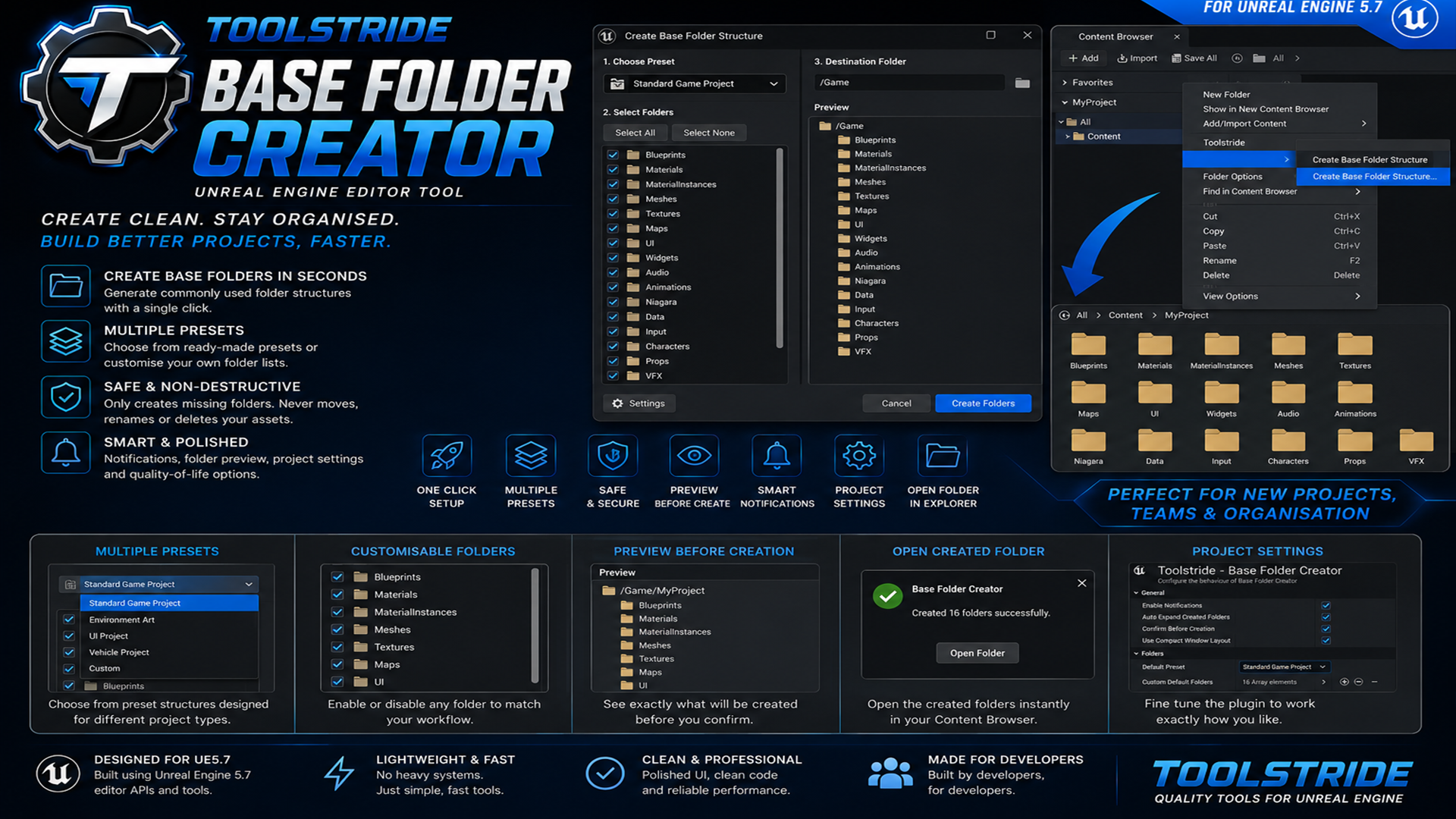 Folder Base Toolstride Base Folder Creator | Fab