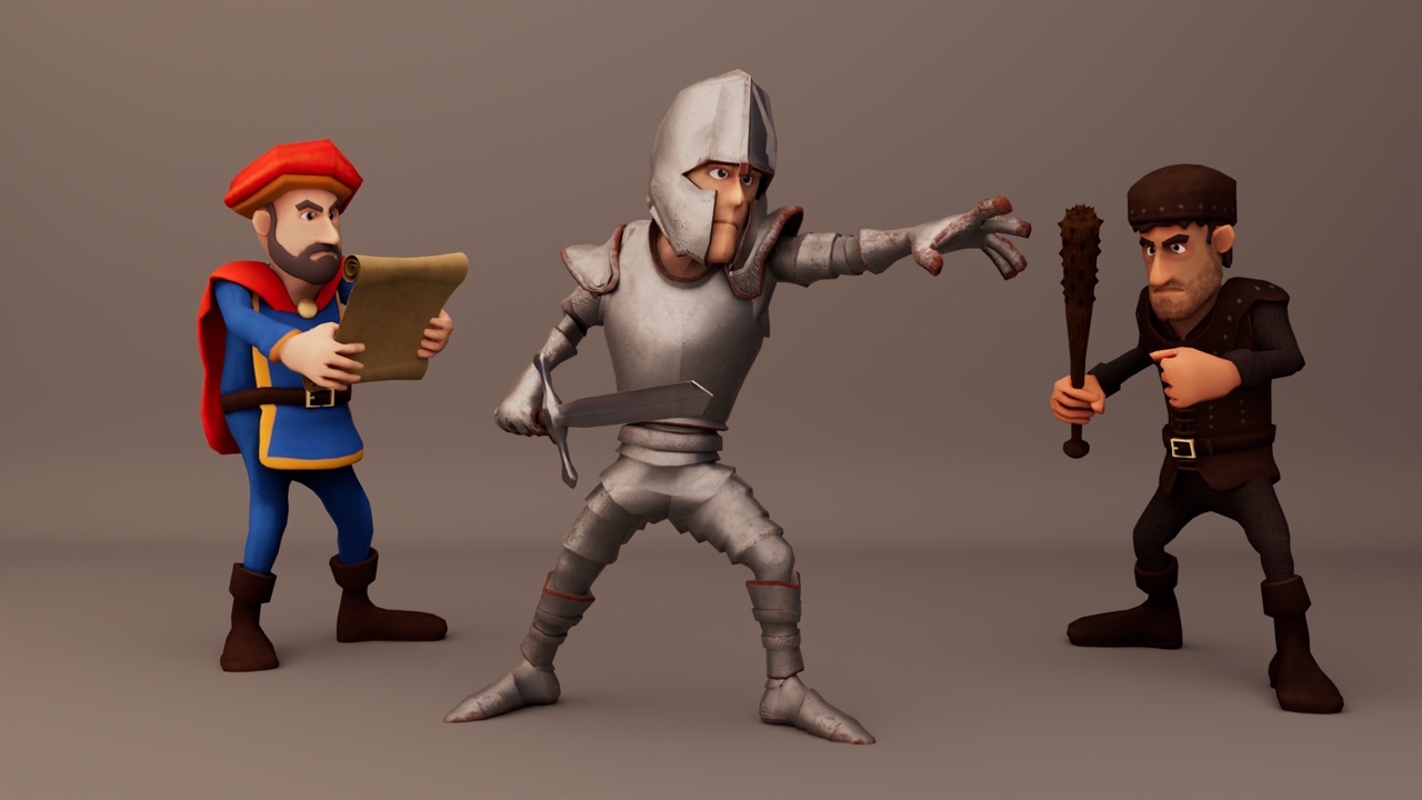 Media 1 for listing dReal Champion Fantasy Character Pack
