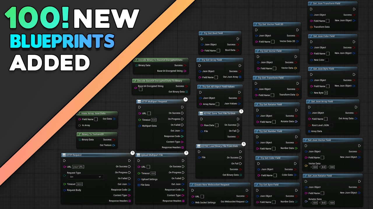 Media 1 for listing HTTP & JSON Blueprint Utility