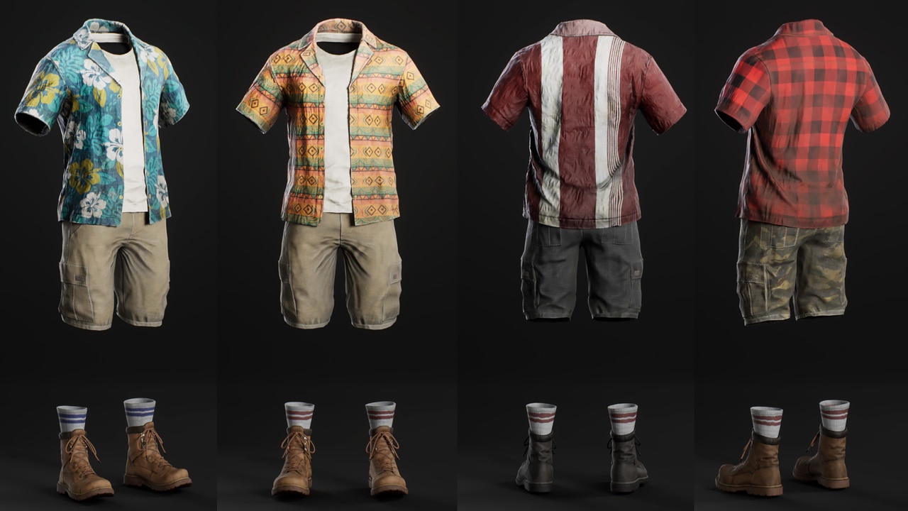 Media 1 for listing Hawaiian Shorts - Metahuman