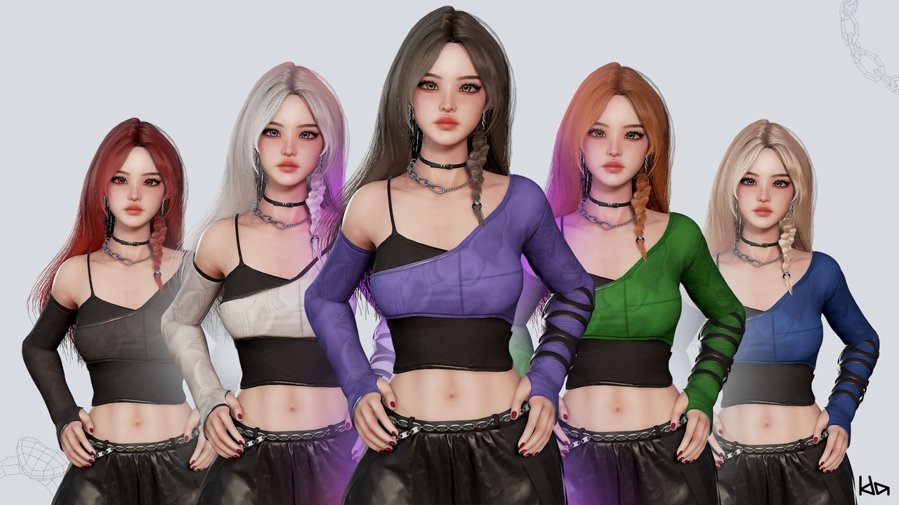 图片[3]-[Unreal Engine] K-POP SERIES – Lola-虚幻资源发布讨论论坛-虚幻引擎-IMAXCG