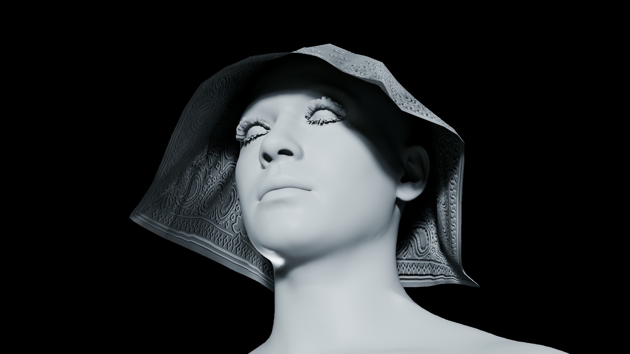 Media 1 for listing Loose Bandana (Metahuman Rigged)