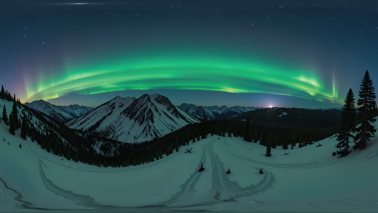 HDRI Aurora Borealis Vol.2 제품 등록을 위한 미디어 1개
