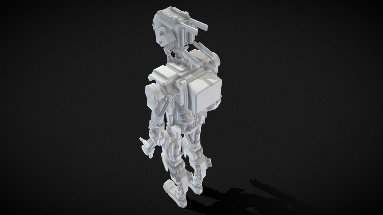 Media 1 for listing DROID BASE MESH (UNTEXTURED)
