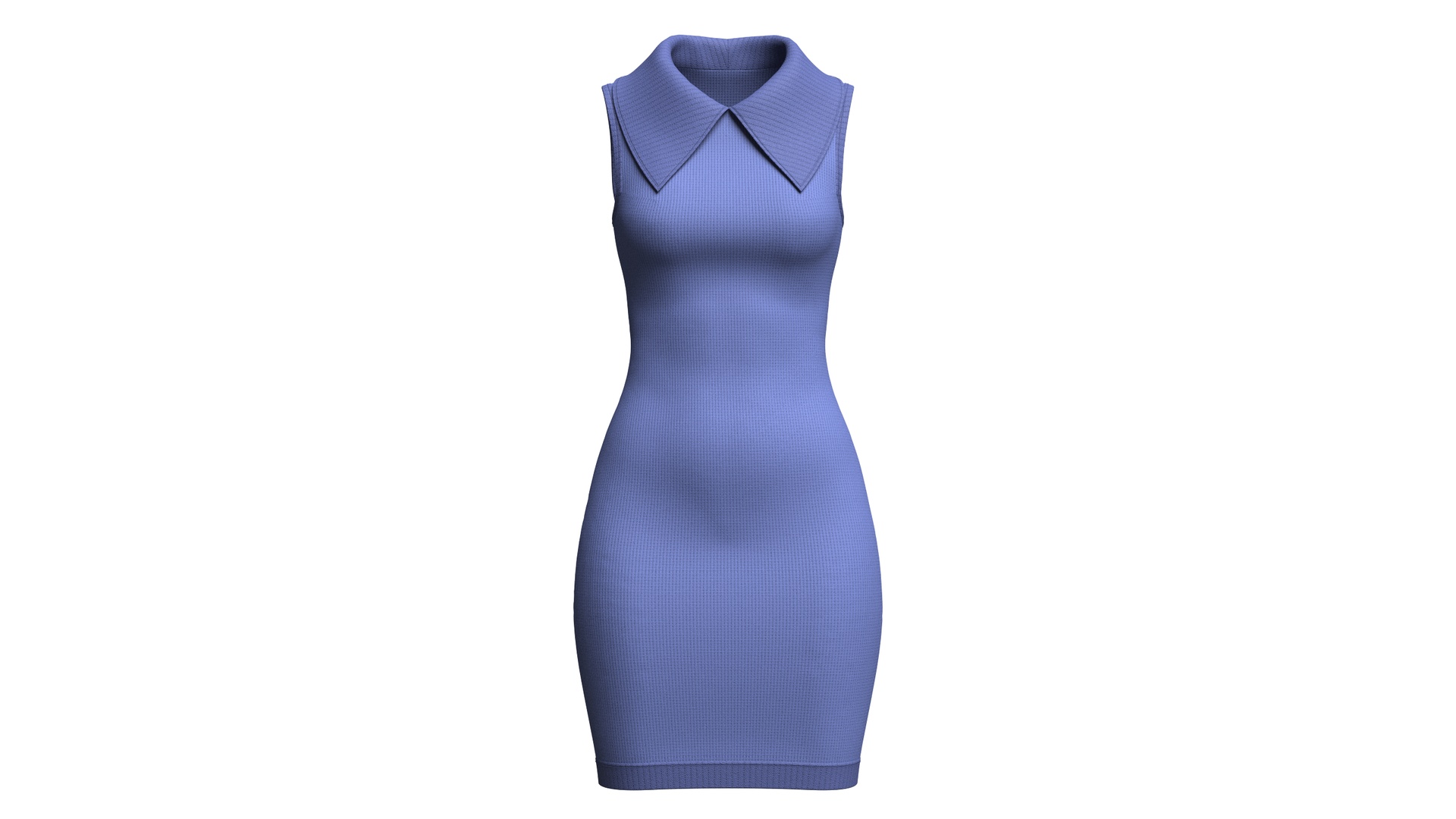 Media 1 for listing Girls Sleeveless Maxi Dress With Pointed Collar | High Poly