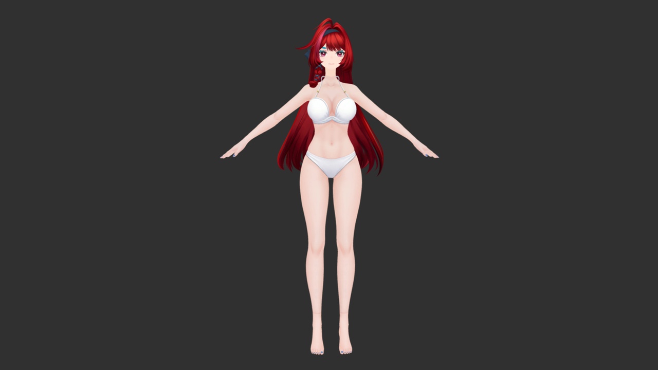 Media 1 for listing Anime Female Character Base - Rigged & Textured