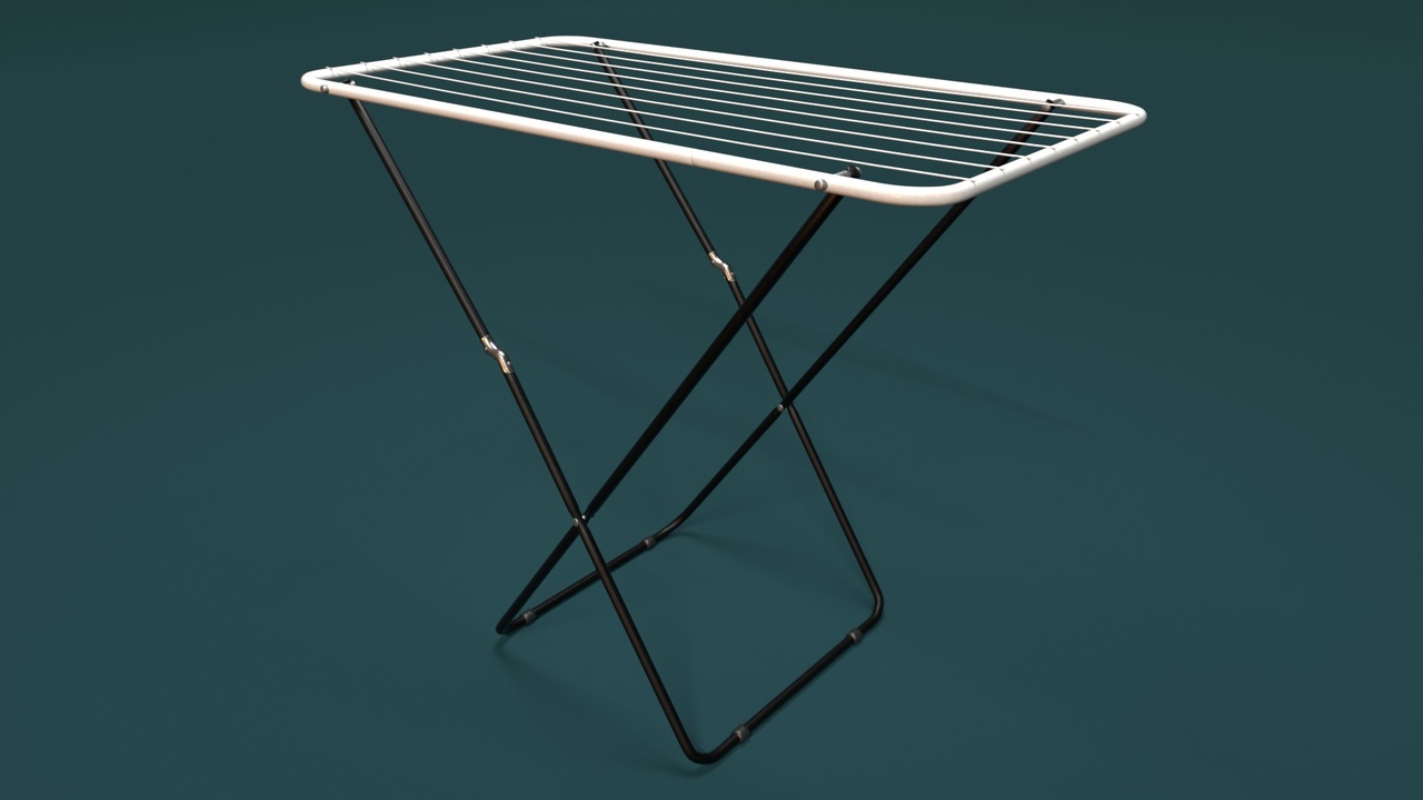 Media 1 for listing Folding Slim Clothes Drying Rack