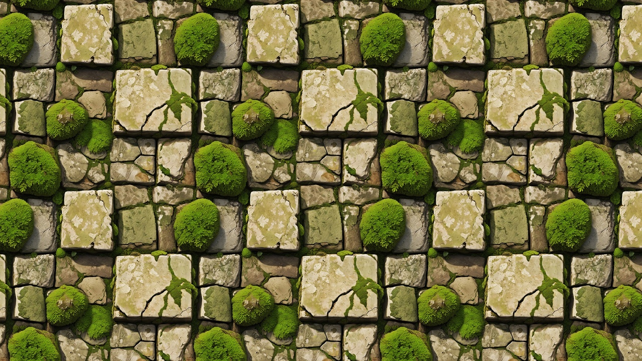 Ancient Ruins Stone & Ground PBR Material Pack 제품 등록을 위한 미디어 1개