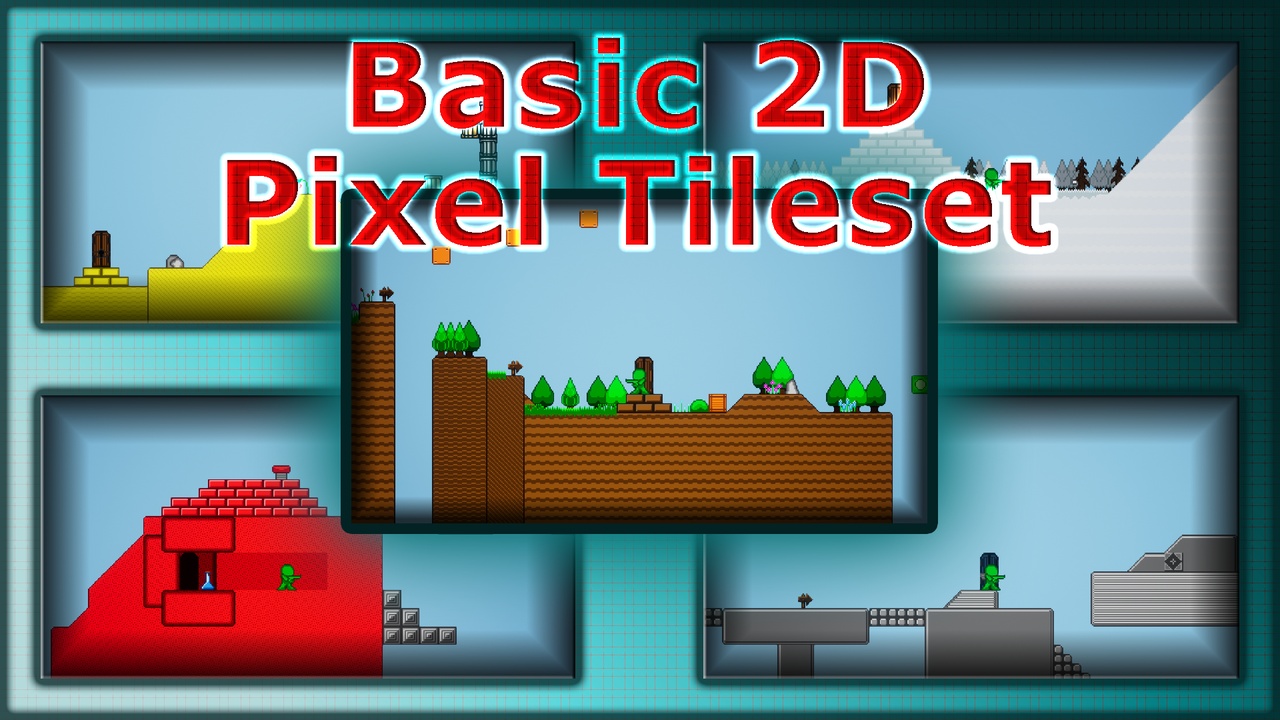 Basic 2D Pixel Tileset | Fab