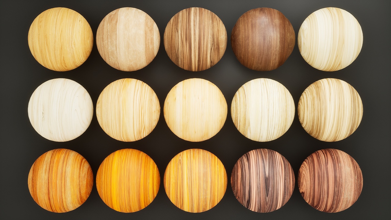 File multimediali per l'articolo Realistic Materials - Wood Veneer 1: 1