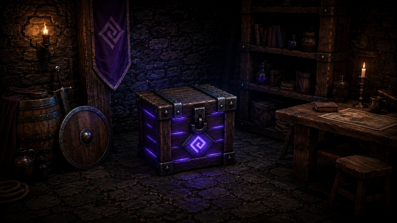 Media 1 for listing Arcane Wooden Chest
