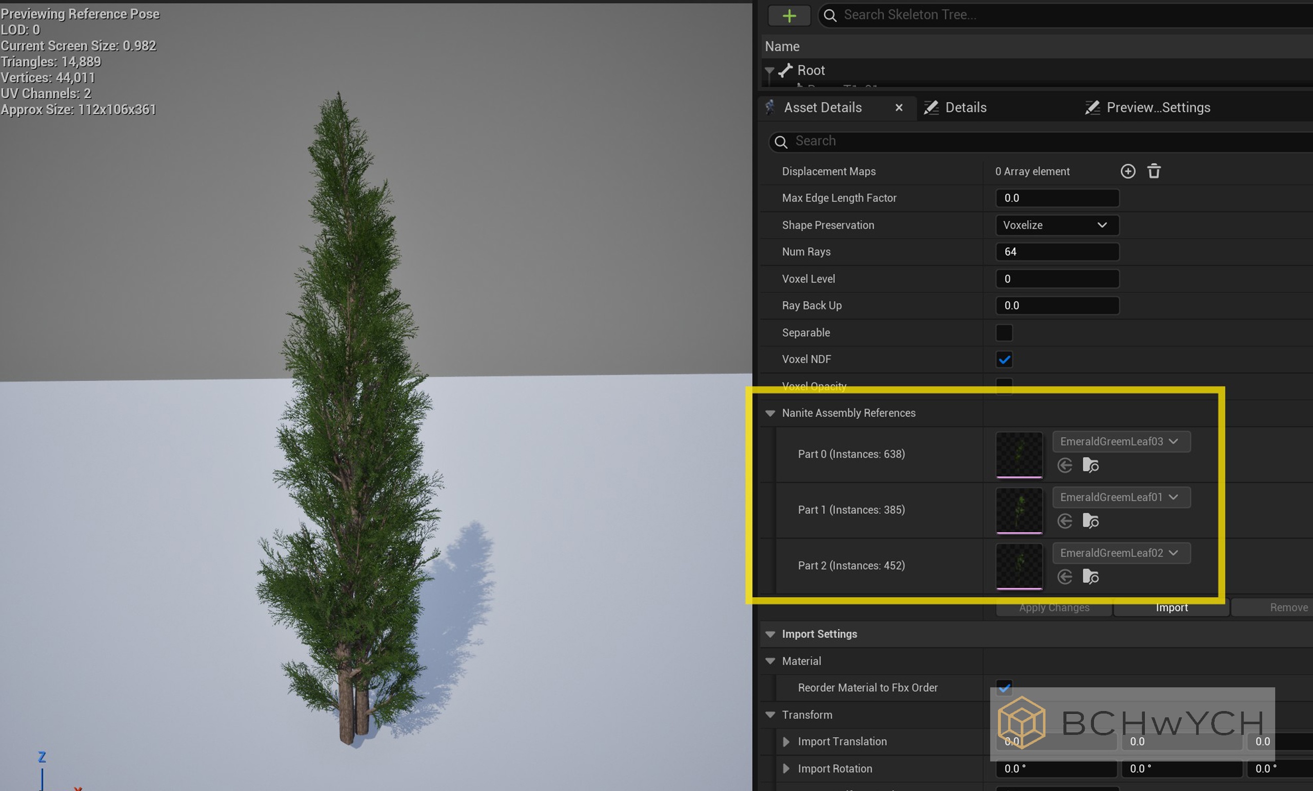 Media 1 for listing Trees : EmeraldGreen Tree Pack (Nanite Assembly)