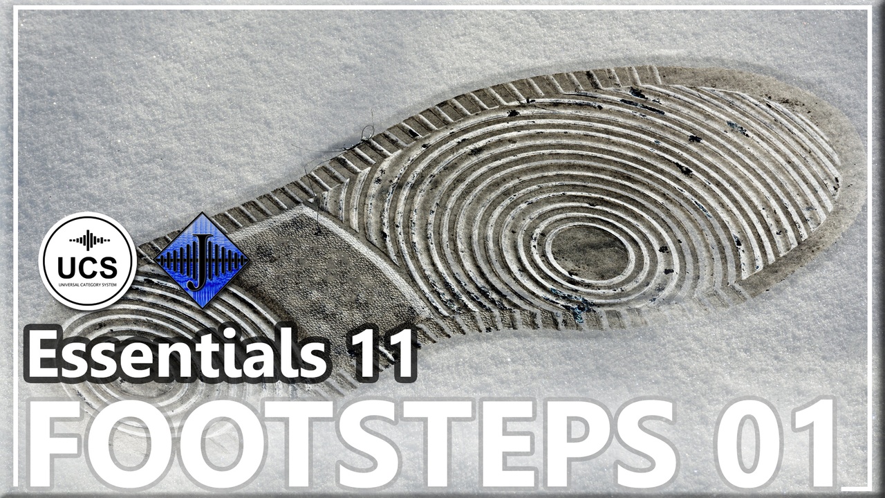 Media 1 for listing SFX Essentials 11 FOOTSTEPS 01