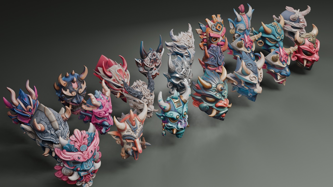 Media 1 for listing Stylized Masks🎭