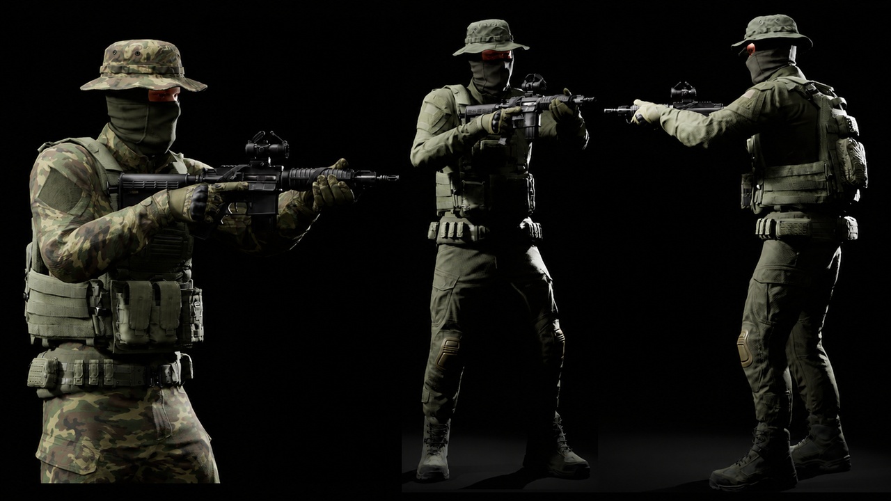 Media 1 for listing Vietnam Modular Soldier | Jungle Woodland Camo Tactical Operator