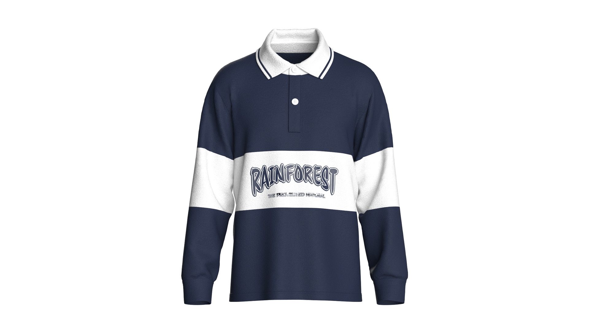 Media 1 for listing Men Printed Long Sleeve Polo Shirt | High Poly
