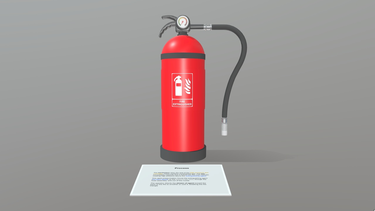 Media 1 for listing Fire Extinguisher diagram animated