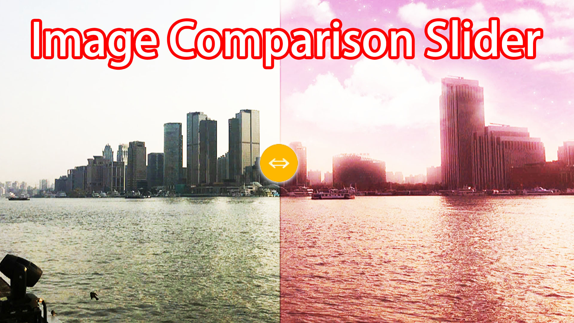 Image Comparison Slider UI | Fab