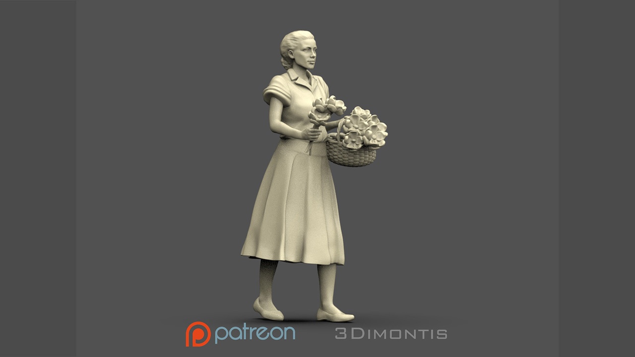 Media 1 for listing woman with flowers