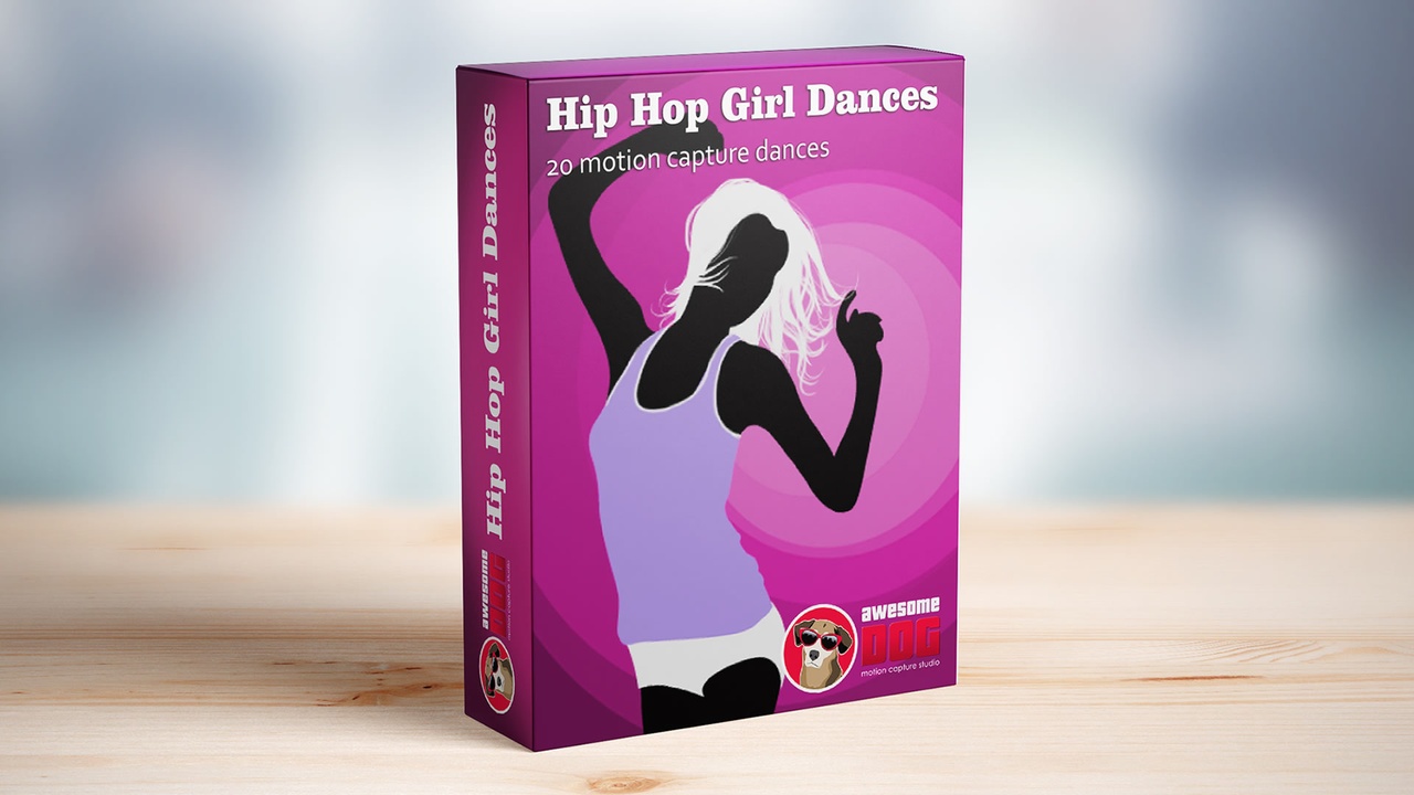Media 1 for listing Hip Hop Girl MoCap Dance Motions