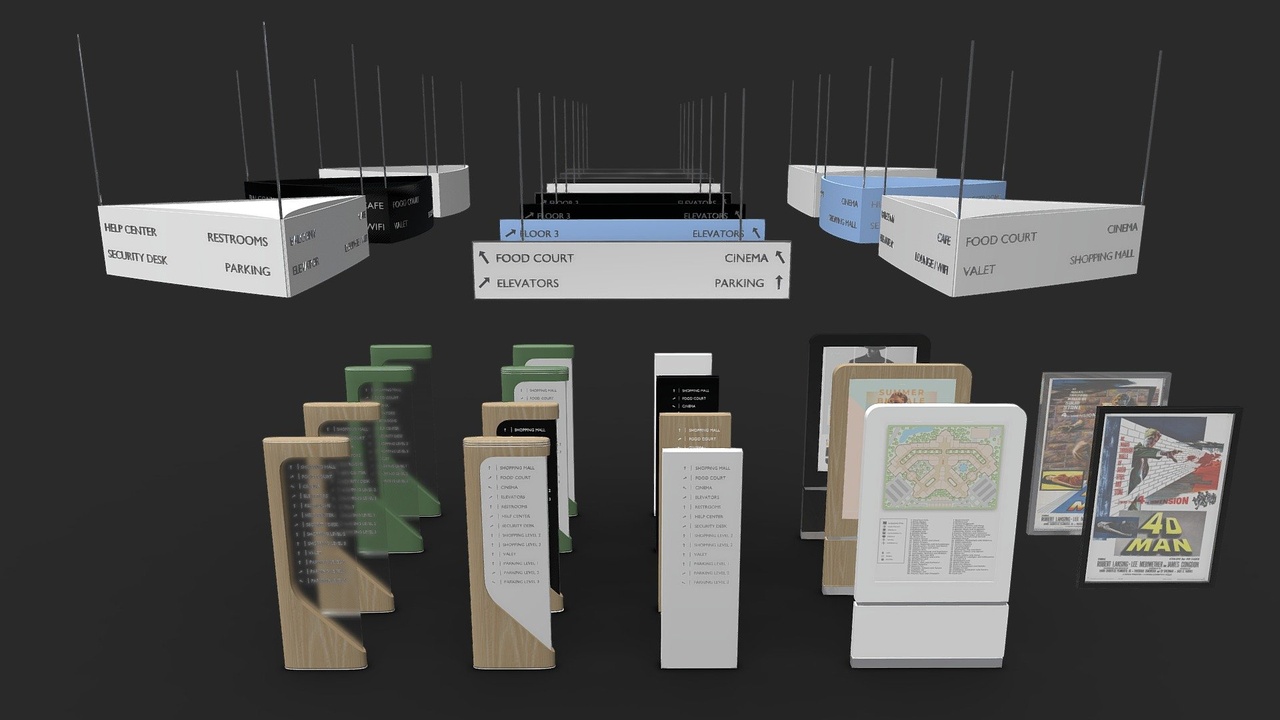 Media 1 for listing Ultimate Mall Sign Pack