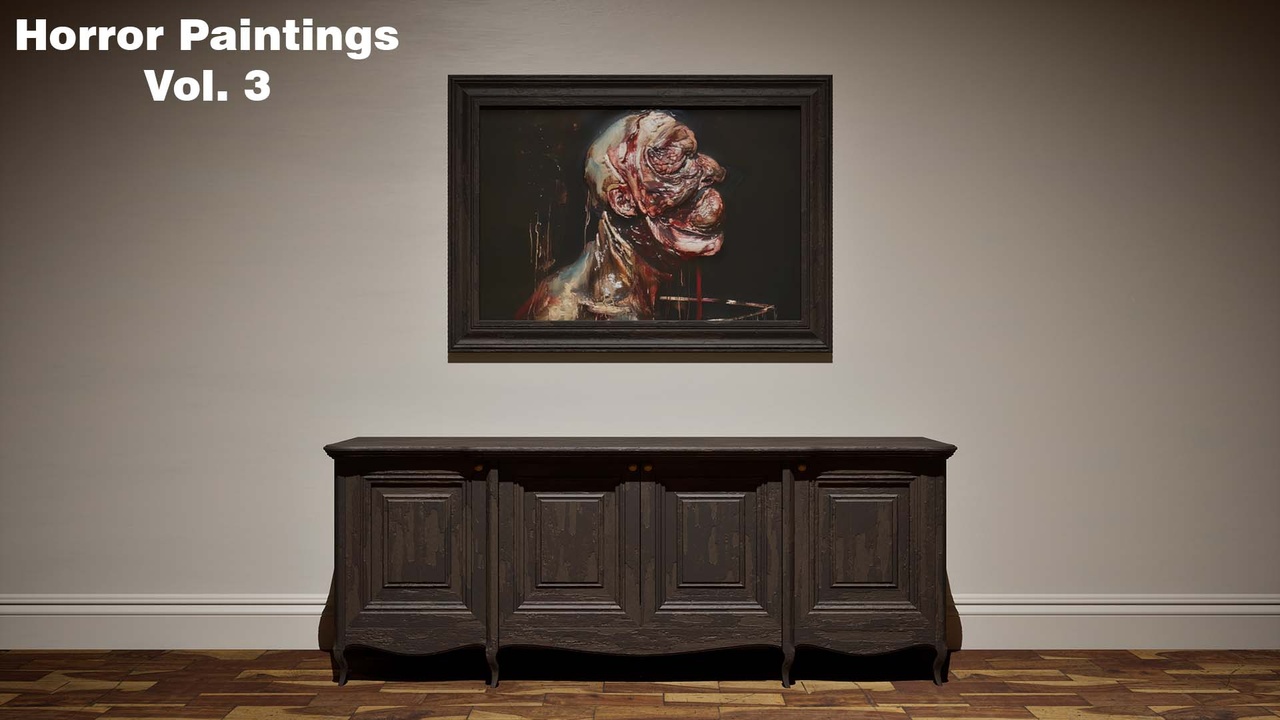 Horror Paintings Vol. 3 제품 등록을 위한 미디어 1개