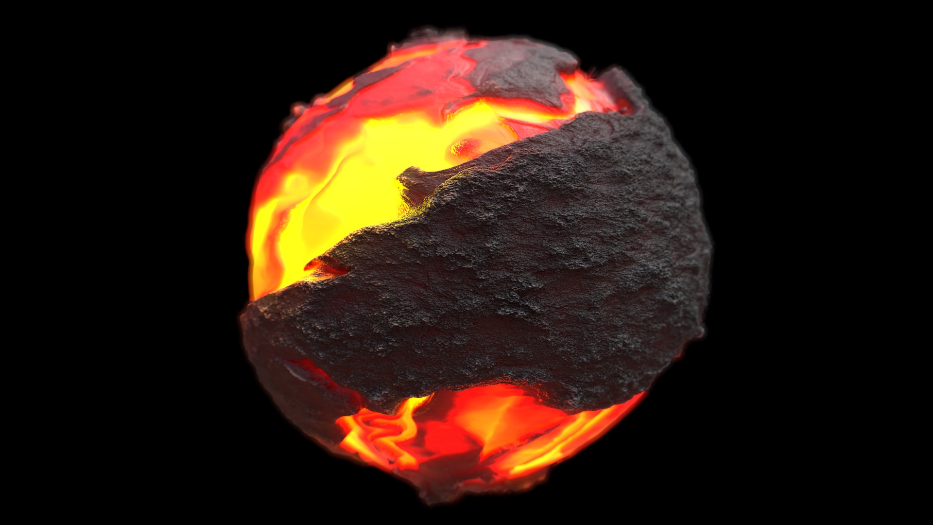 Media 1 for listing Lava Material – Unreal Engine Scene + 4K Textures s2