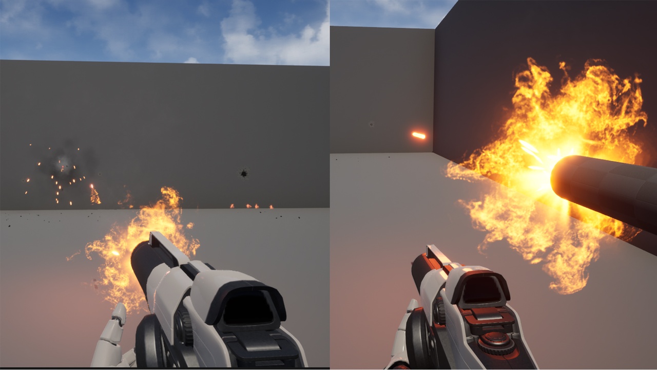 Gun Shots VFX 제품 등록을 위한 미디어 1개