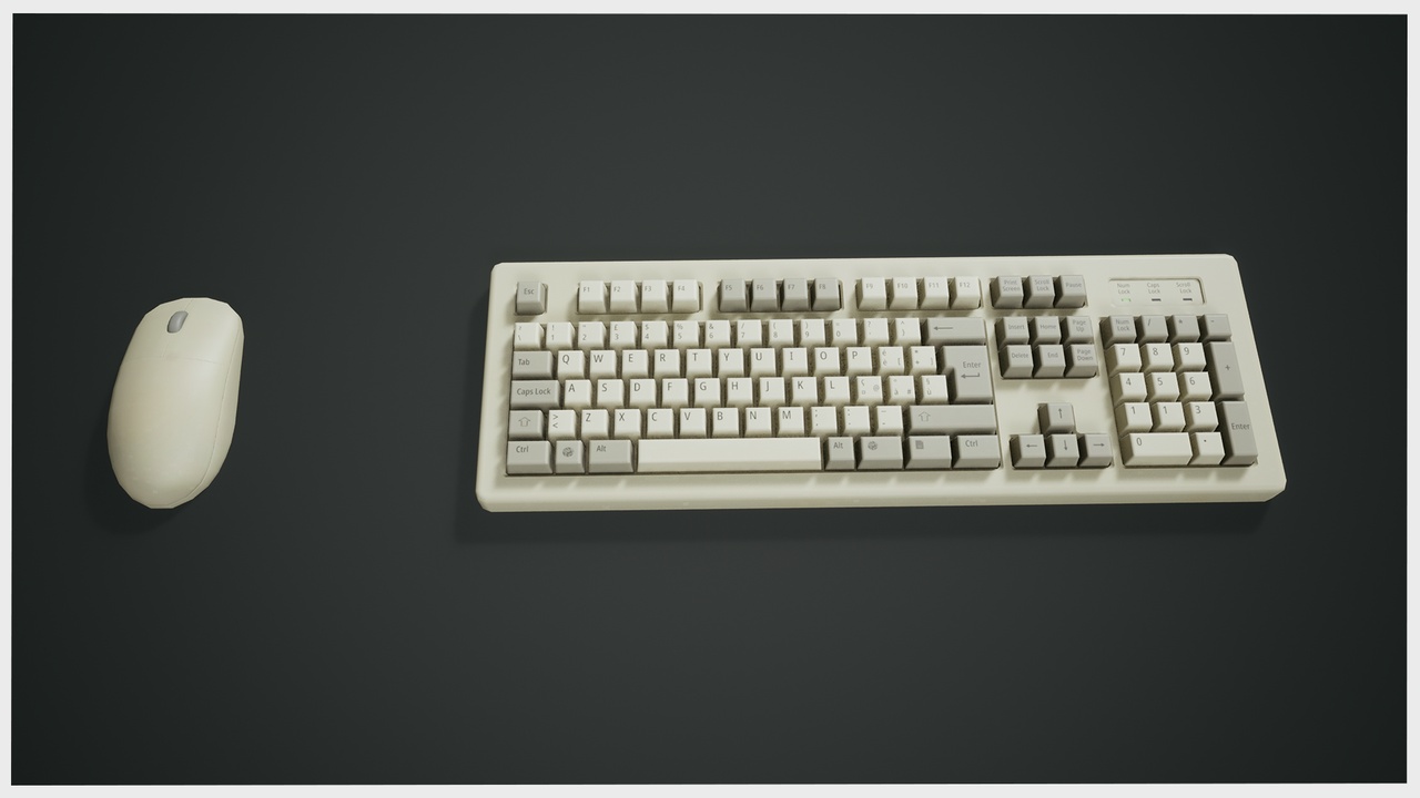 Media 1 for listing Stylized Realism Keyboard & Mouse