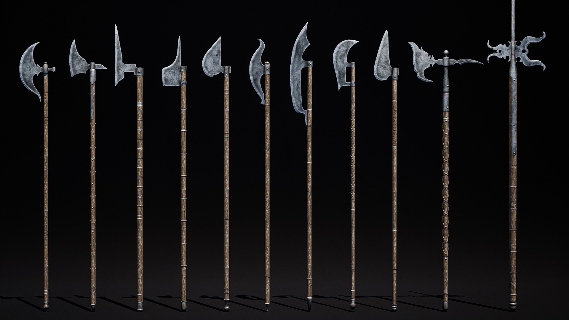 Media 1 for listing Medieval Axe Weapons Pack