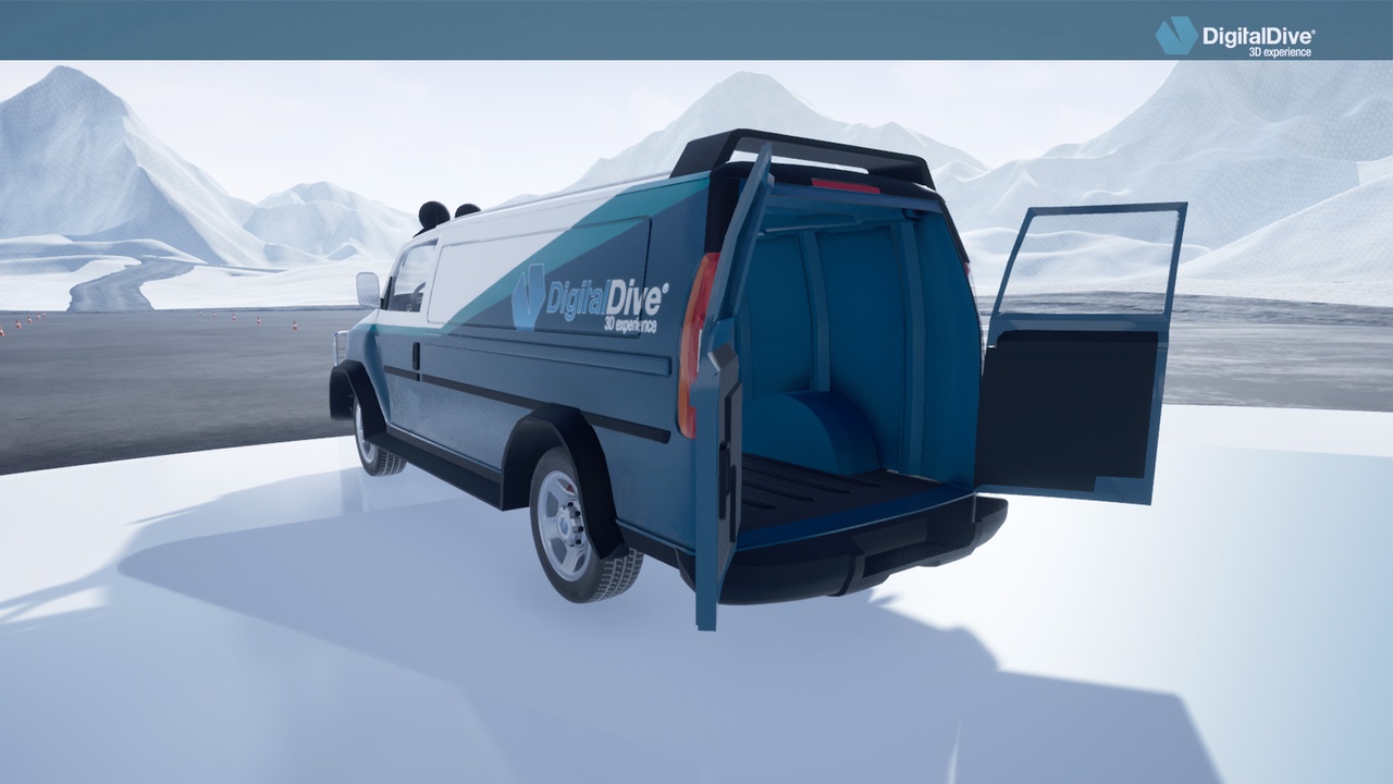 商品 3D Cars: Van 1 - 3D Assets 的媒体 1
