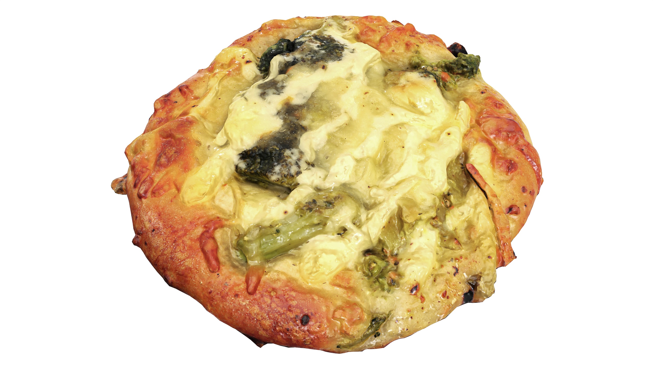 Media 1 for listing Mini broccoli cheese pizza