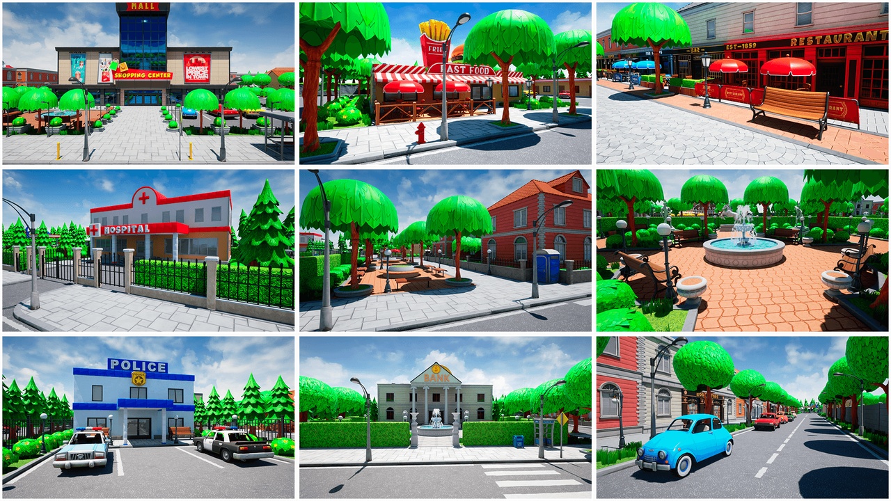Media 1 for listing Stylized Town