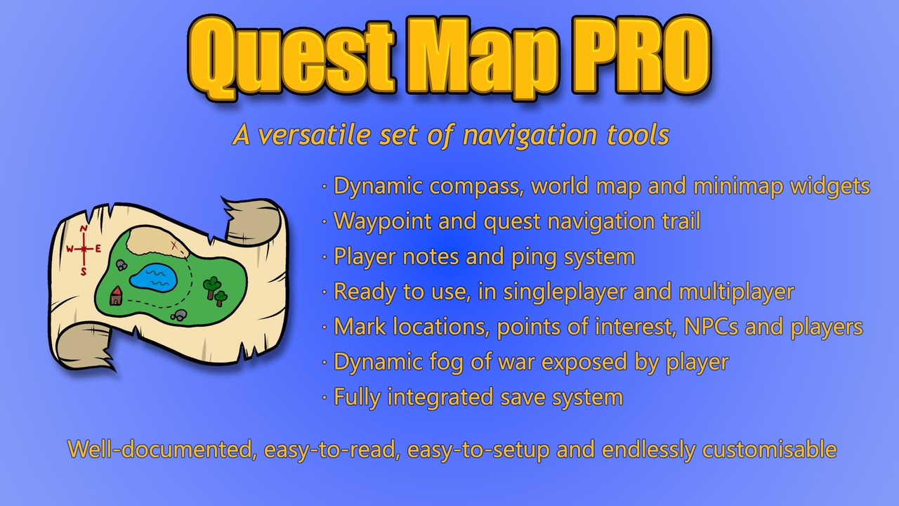 Media 1 for listing Quest Map Pro - Compass, World Map and Mini Map
