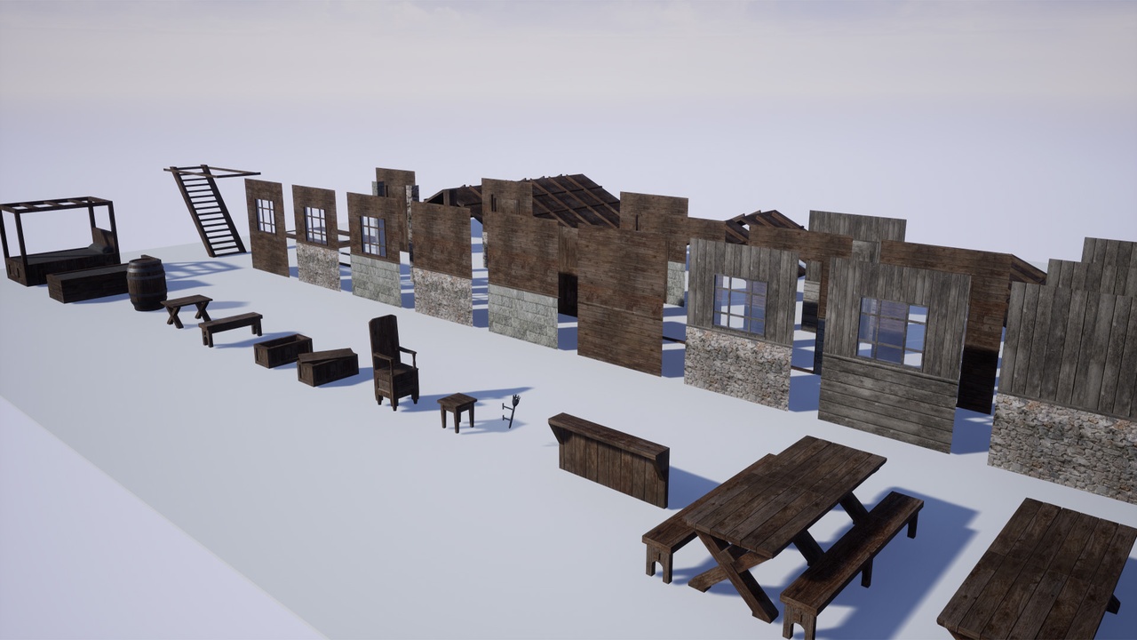 Media 1 for listing Modular houses with props