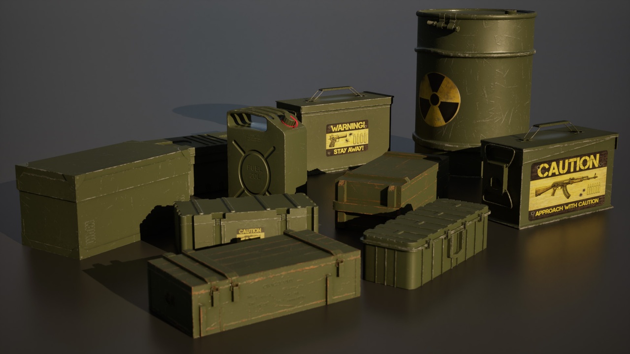 Media 1 for listing Military Crates Game Ready