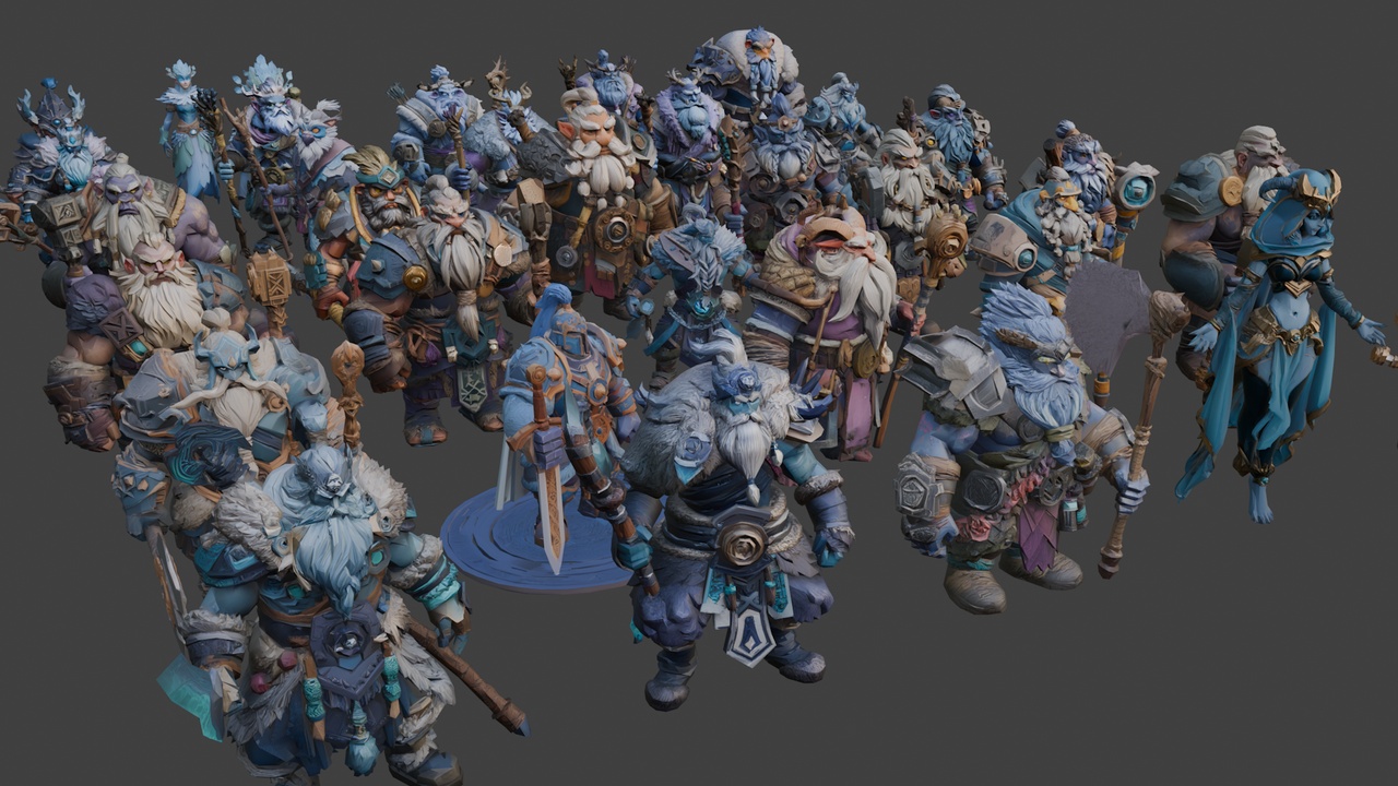 Media 1 for listing Northlands Character Bundle ❄️ (175 Characters)