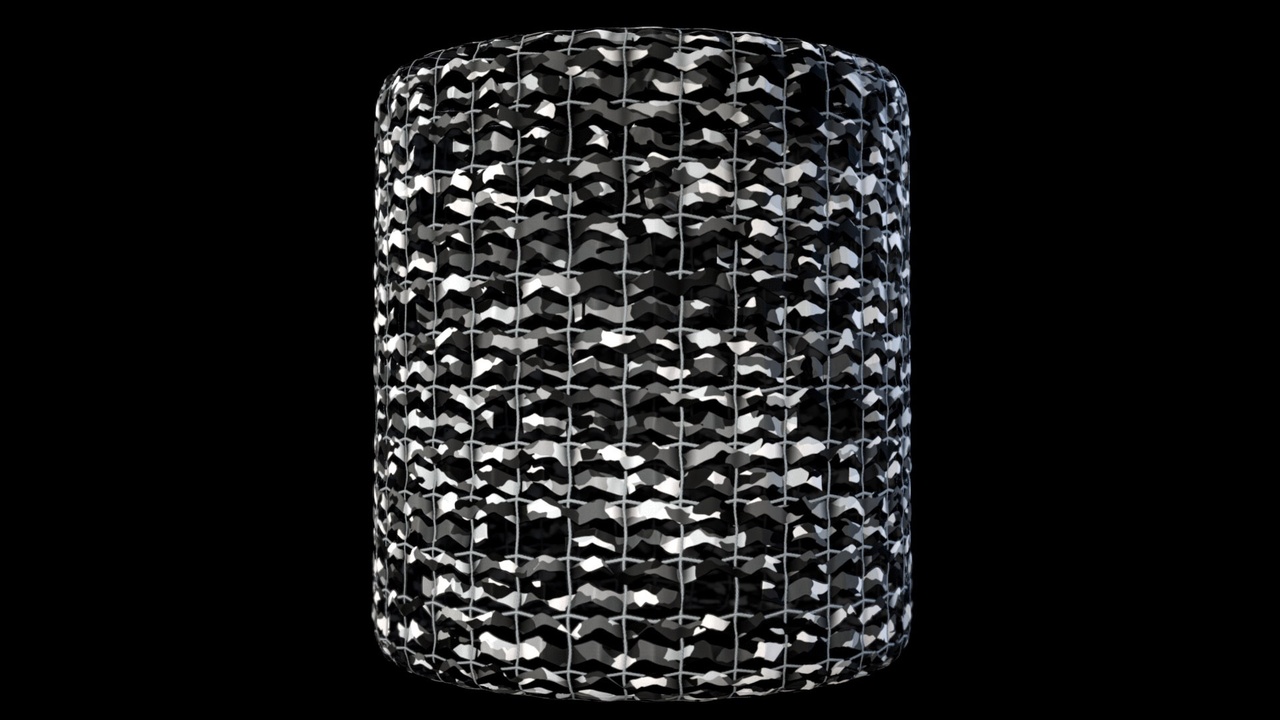 Média 1 pour l'article Snow Camouflage Net Substance PBR material and textures