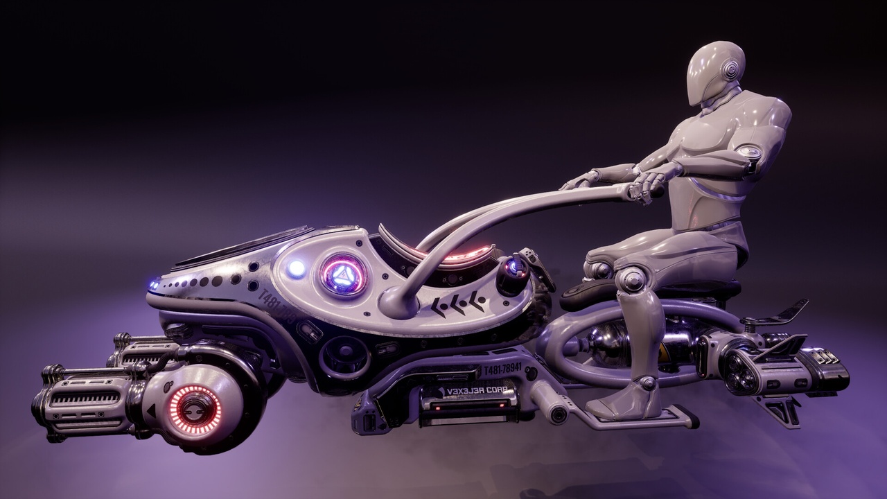 Media 1 for listing SciFi Bull Hover Bike